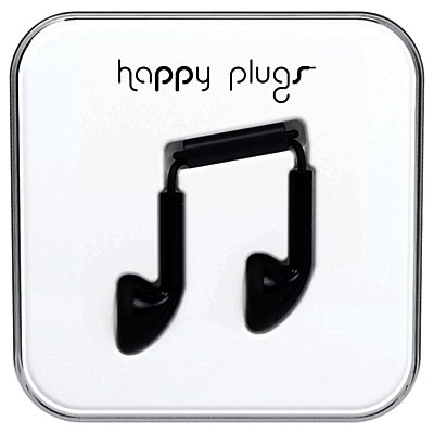 Happy Plugs Earbud Black Happy Plugs Earbud Black